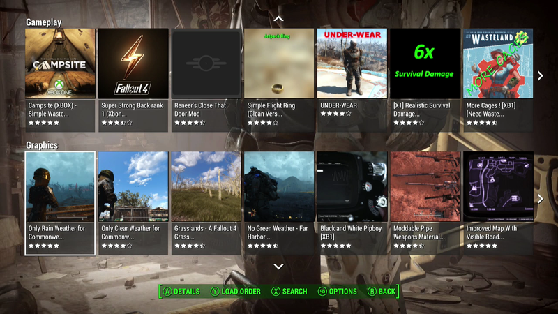 Illustration for article titled The Most Popular Fallout 4 Mods On Xbox One